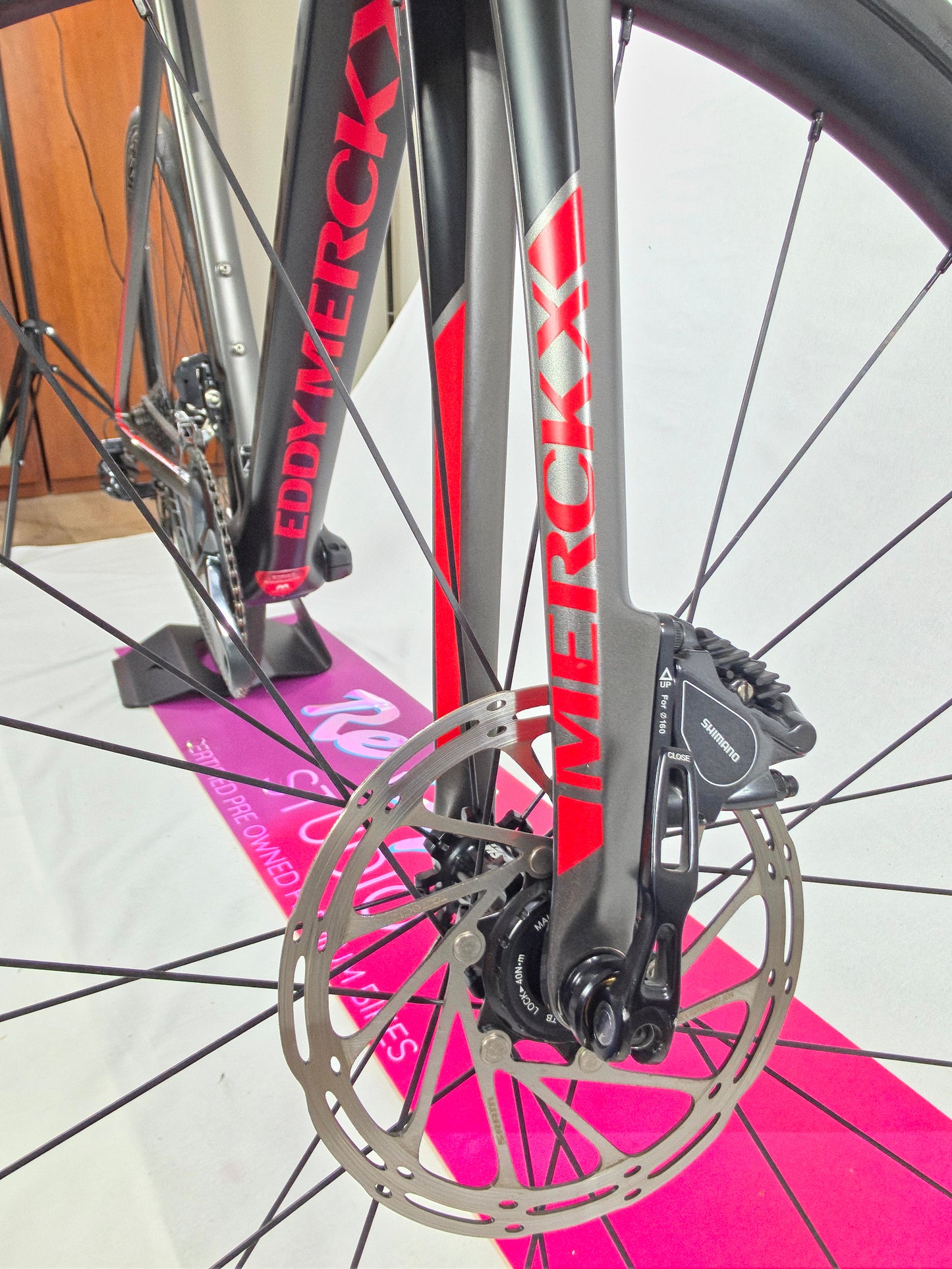 2015 Eddy Merckx Mourenx 69 Shimano Ultegra Di2 Disc 11 Sp 56/L